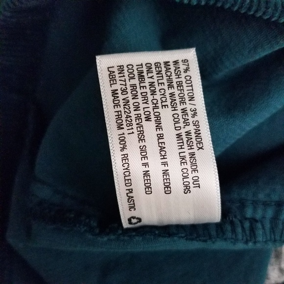 Wild Fable Corduroy Pinafore Teal Corduroy Dress - Picture 8 of 8